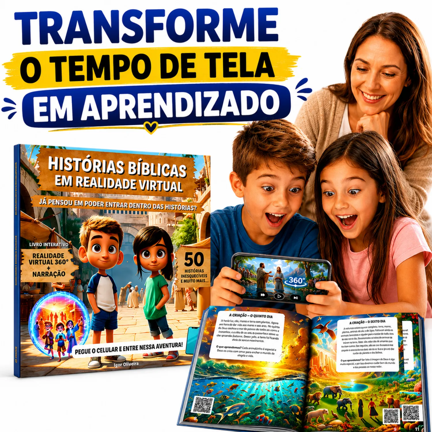 Transforme o tempo de tela em aprendizado sobre Deus